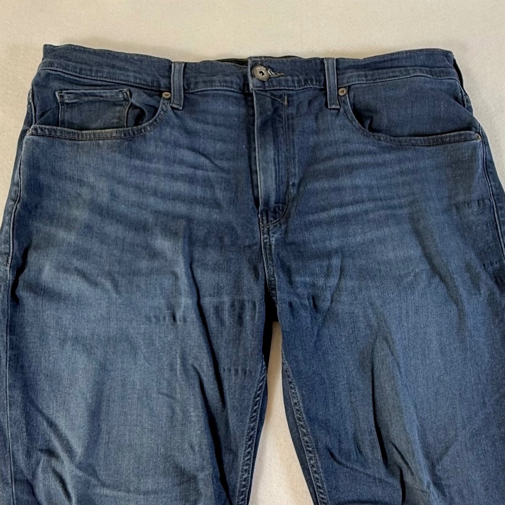 PAIGE Federal Slim Straight Jeans Mens 34x30 Rayon Blend Stretch Blue